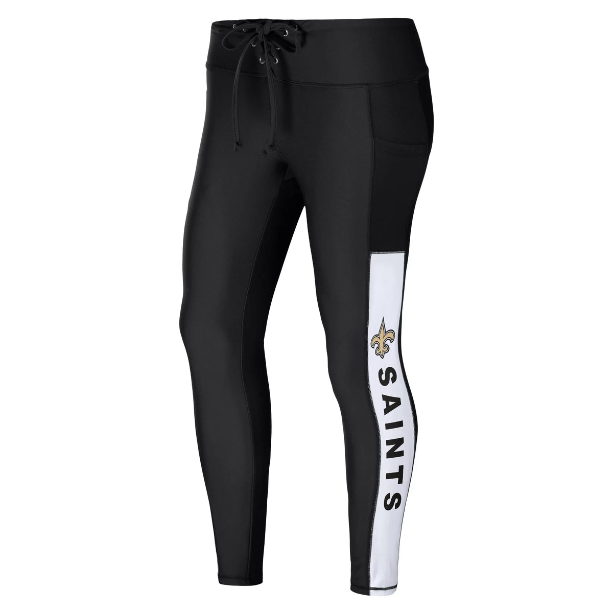 Black New Orleans Saints Leggings E5338