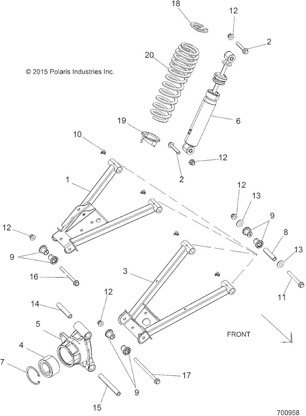 Right Hand Wheel Bearing Carrier U21812