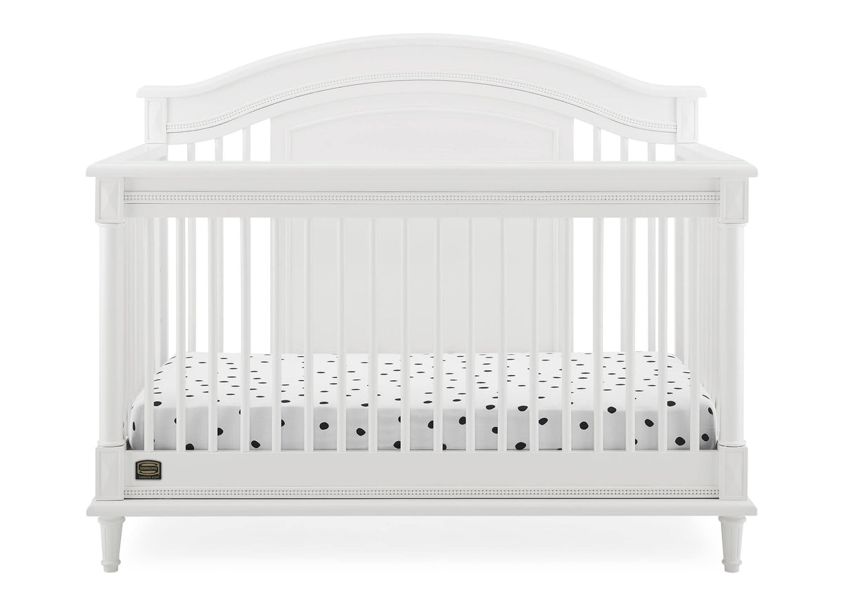 6-in-1 Convertible Crib with Toddler Rail H2559