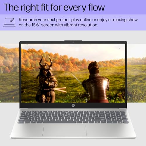15.6 inch Laptop with HD Touchscreen Display, AMD Ryzen 5 7520U, 8 GB RAM, 512 GB SSD, AMD Radeon Graphics, Windows 11 Home, Natural Silver Y321511