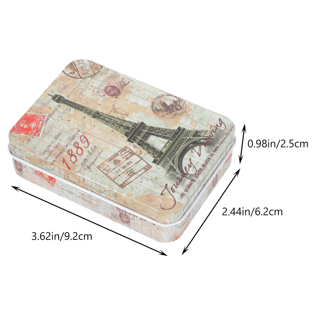 6 Pcs Clear Desktop Storage Boxes C537