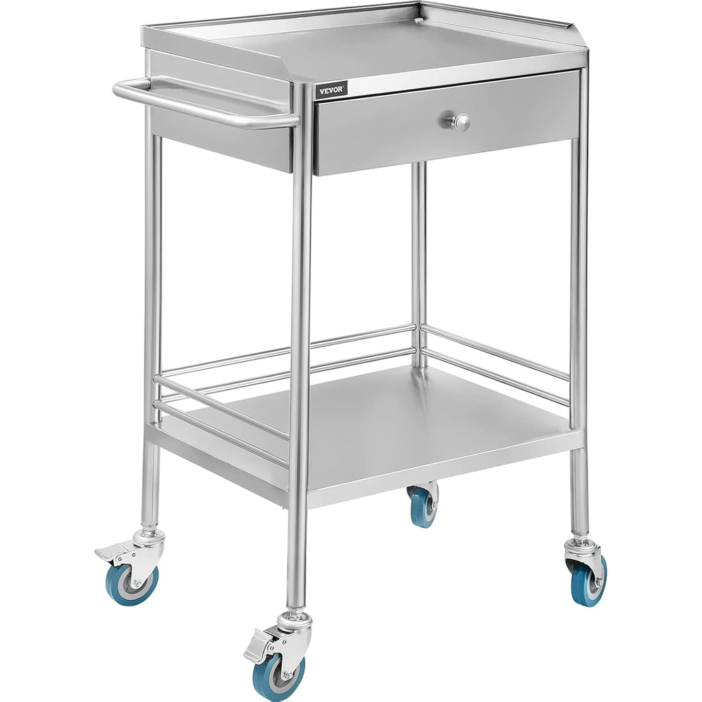 Stainless Steel Utility Cart with Wheels C333