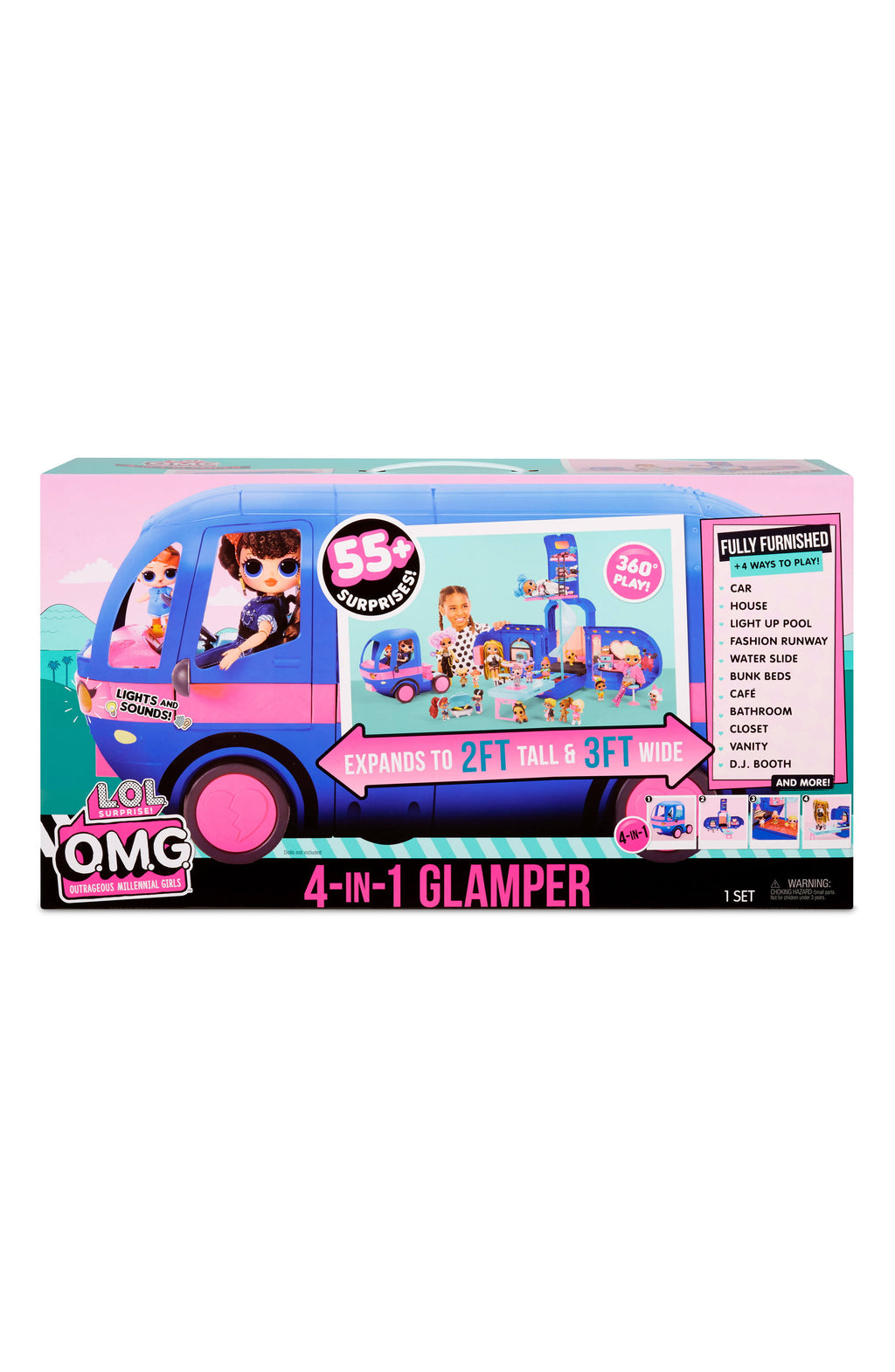 4-in-1 Glamper Fashion Camper J313626