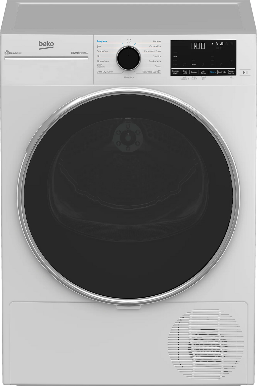 White Front Load Electric Dryer S435088