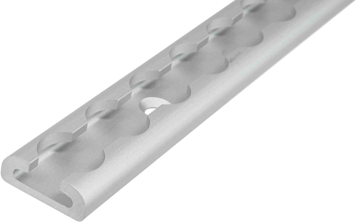 Heavy Duty Aluminum 4ft L-Track (4 Pcs) with Stainless Steel Ring (16 Pcs) Tie Down System K14559