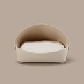 Oatmeal Hooded Dog Bed A428