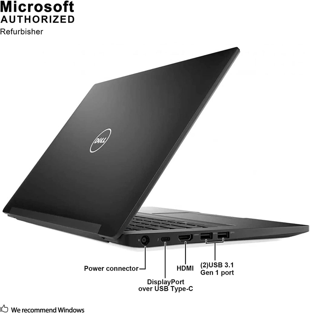 14" HD Business Laptop, Intel Core i5-7300U 2.60 GHz, 16GB DDR4 RAM 256GB M.2 SSD, Webcam, Windows 10 Pro 64 Bit J457