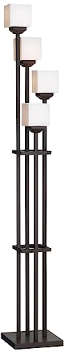 Bronze Iron 4-Light Torchiere Floor Lamp W1520