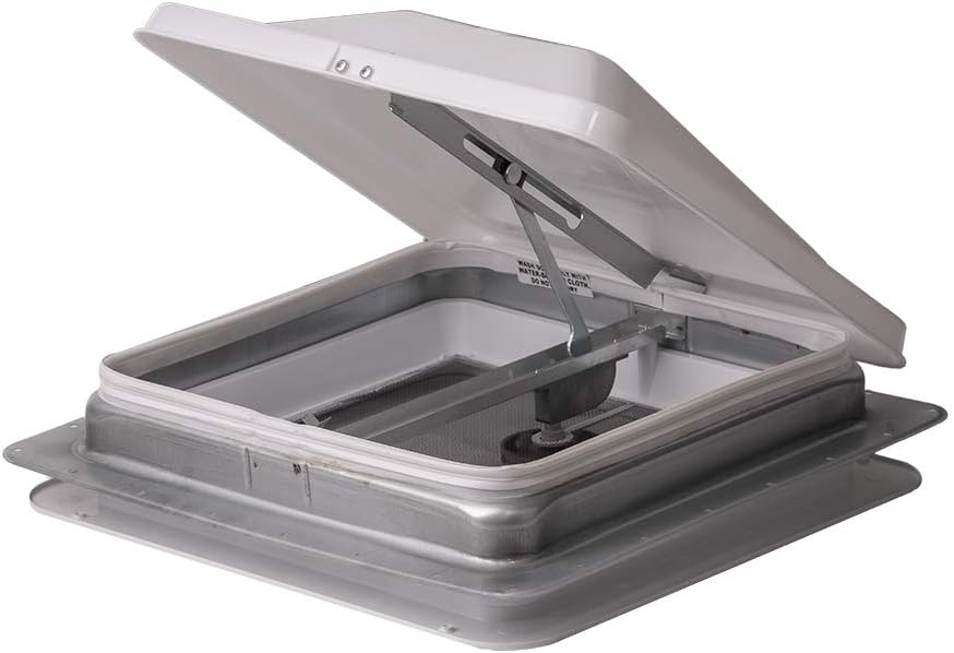 White Cargo Roof Vent F9206