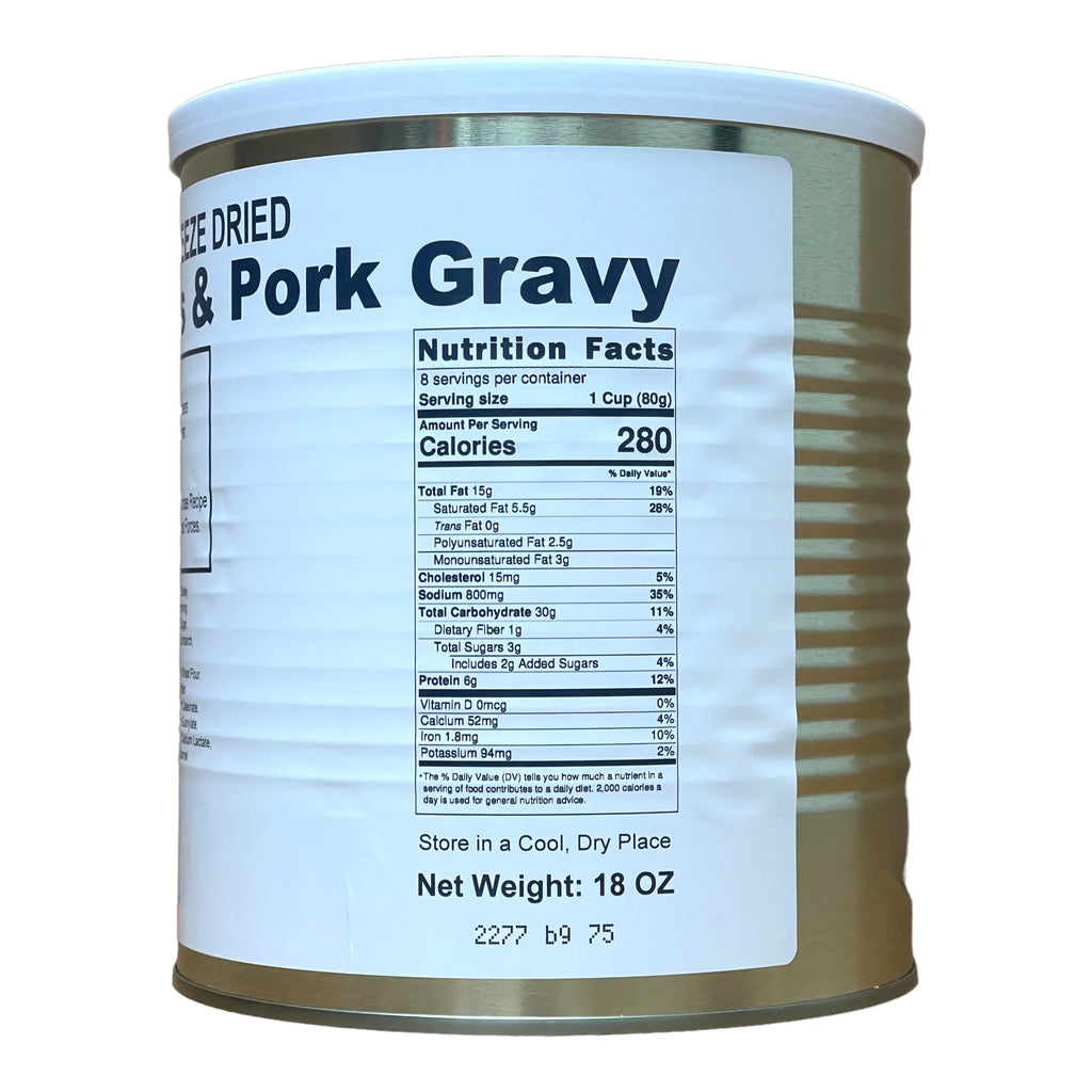 Freeze Dried Food Storage Kit, 6 Cans S217