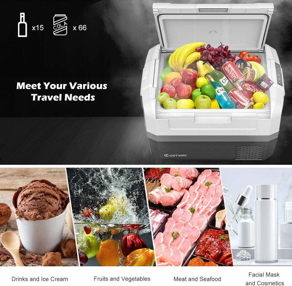 Portable Car Refrigerator 48-Quart Compressor Travel Fridge V15877