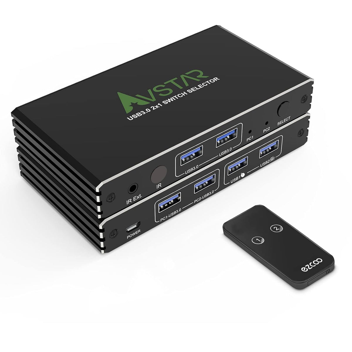 USB 3.1 3.0 4 Port KVM Switch Selector U1200
