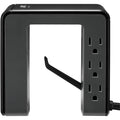 6 Outlet 4 USB SurgeArrest Power Station (Black) P315