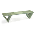 Green Backless Garden Bench E766
