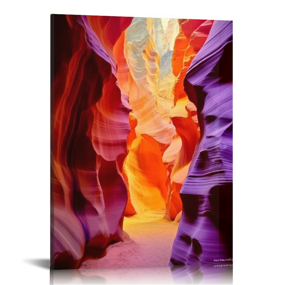 Upper Antelope Slot Canyon Scenic Canvas Wall Art Prints Y97571