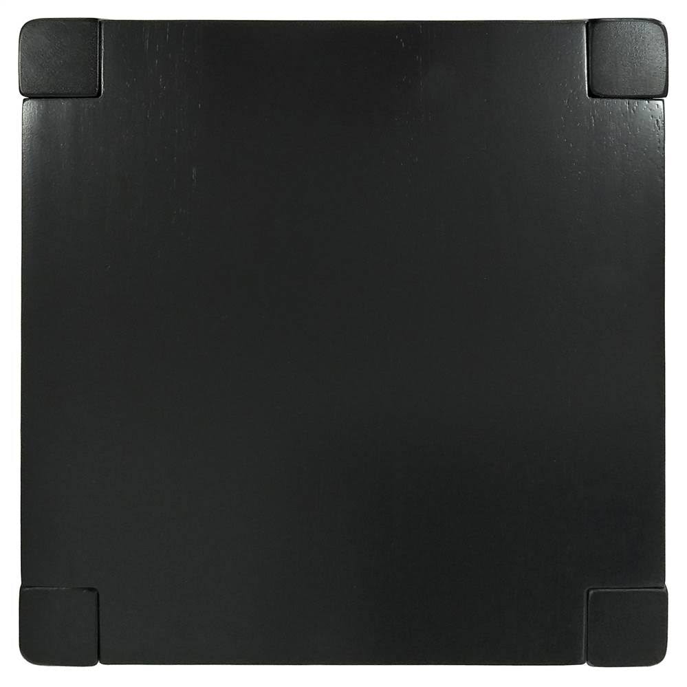 Black Wooden Counter Stool Set of 2 L435