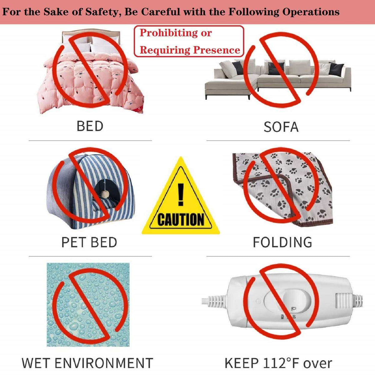 Electric Heating Pad for Dog Bed M95726