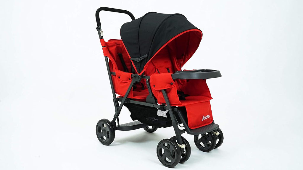 Black Stand-On Tandem Stroller K420348