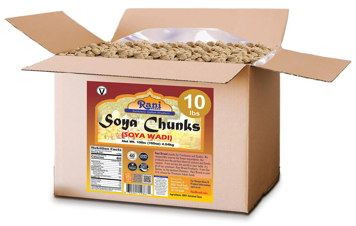 Soy Chunks Nuggets 160oz Bulk Box F5597