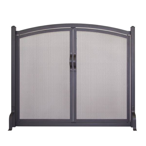Arched Fireplace Screen with Doors X987