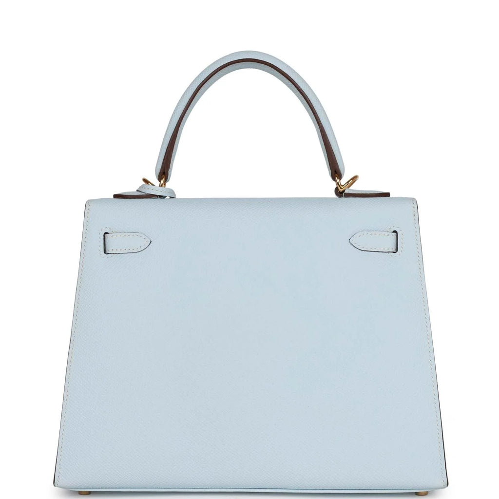Bleu Brume Epsom Leather Bag V291
