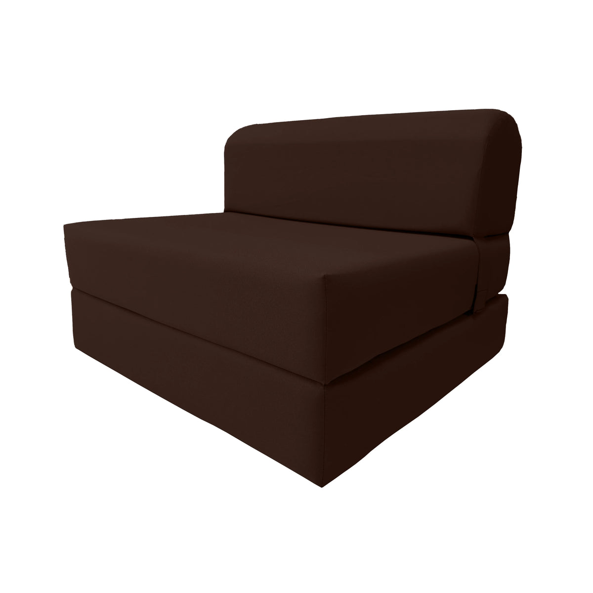 Brown Folding Foam Sleeper Chair Q24103