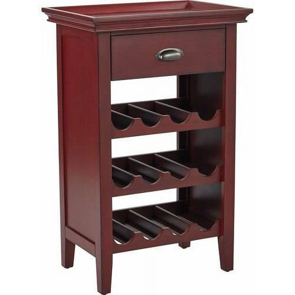Vintage Wine Finish Wine Cabinet G370272