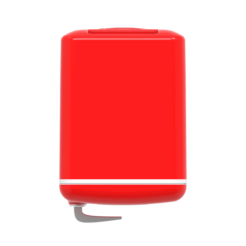 Portable Retro 6-Can Mini Cooler Red Q376