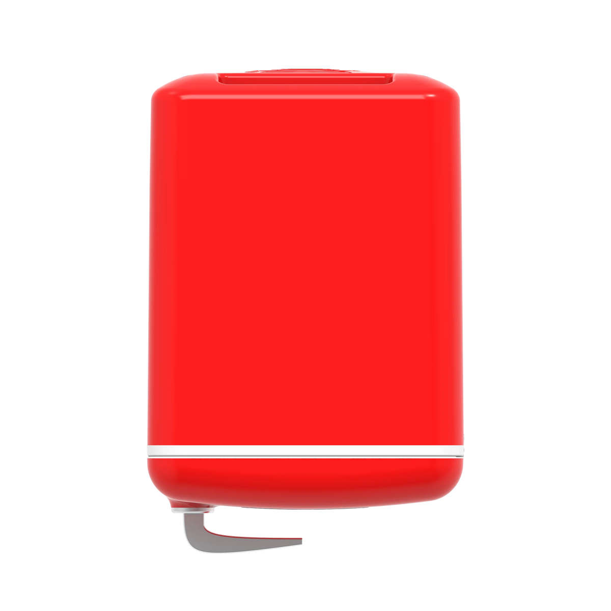 Portable Retro 6-Can Mini Cooler Red Q376
