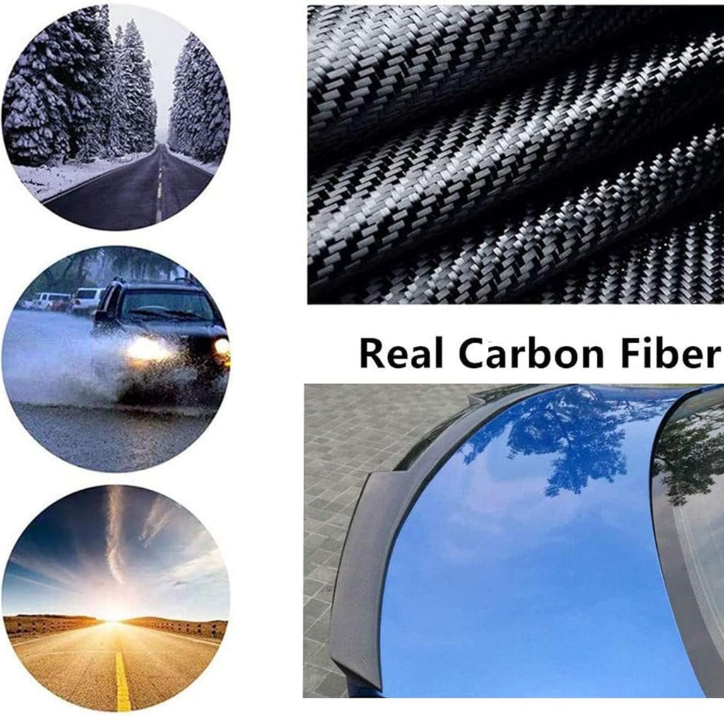 Rear Spoiler Trunk Wing for Audi A3 S3 RS3 8V 4 Door Sedan 2014-2020 (Real Carbon Fiber) T452