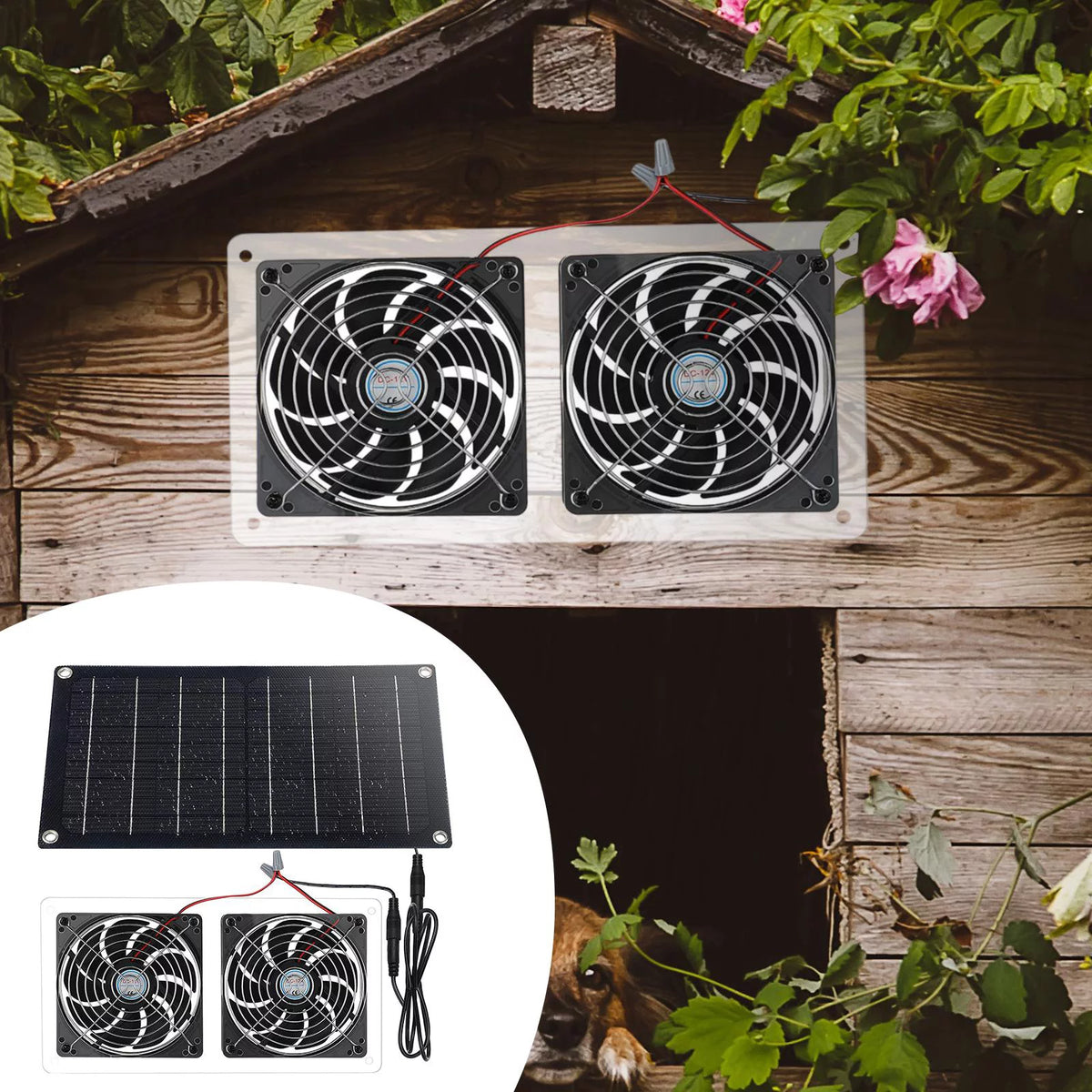 Waterproof Solar Fan Ventilator I68528