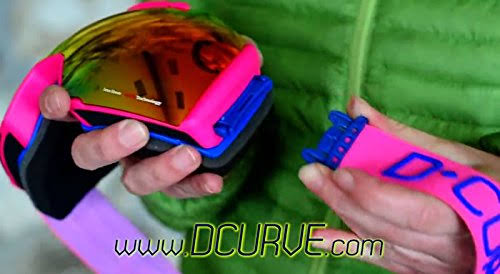 Matte Black/Red Snow Goggles P524786