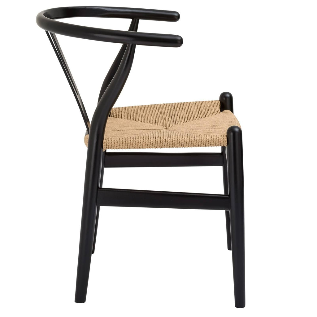 Black Weave Chairs (Set of 2) U79608