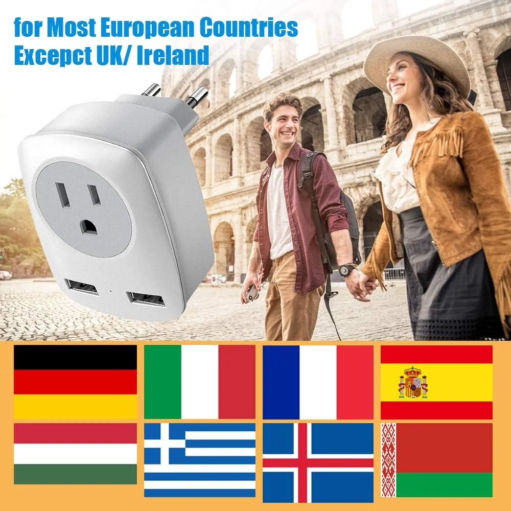 European Travel Plug Adapter Type C E7516