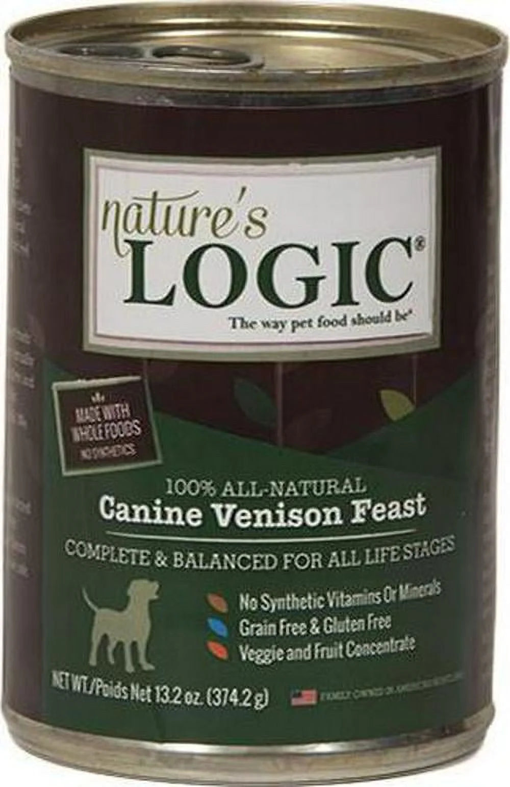 Venison Canned Dog Food 13.2oz Case of 12 O98226