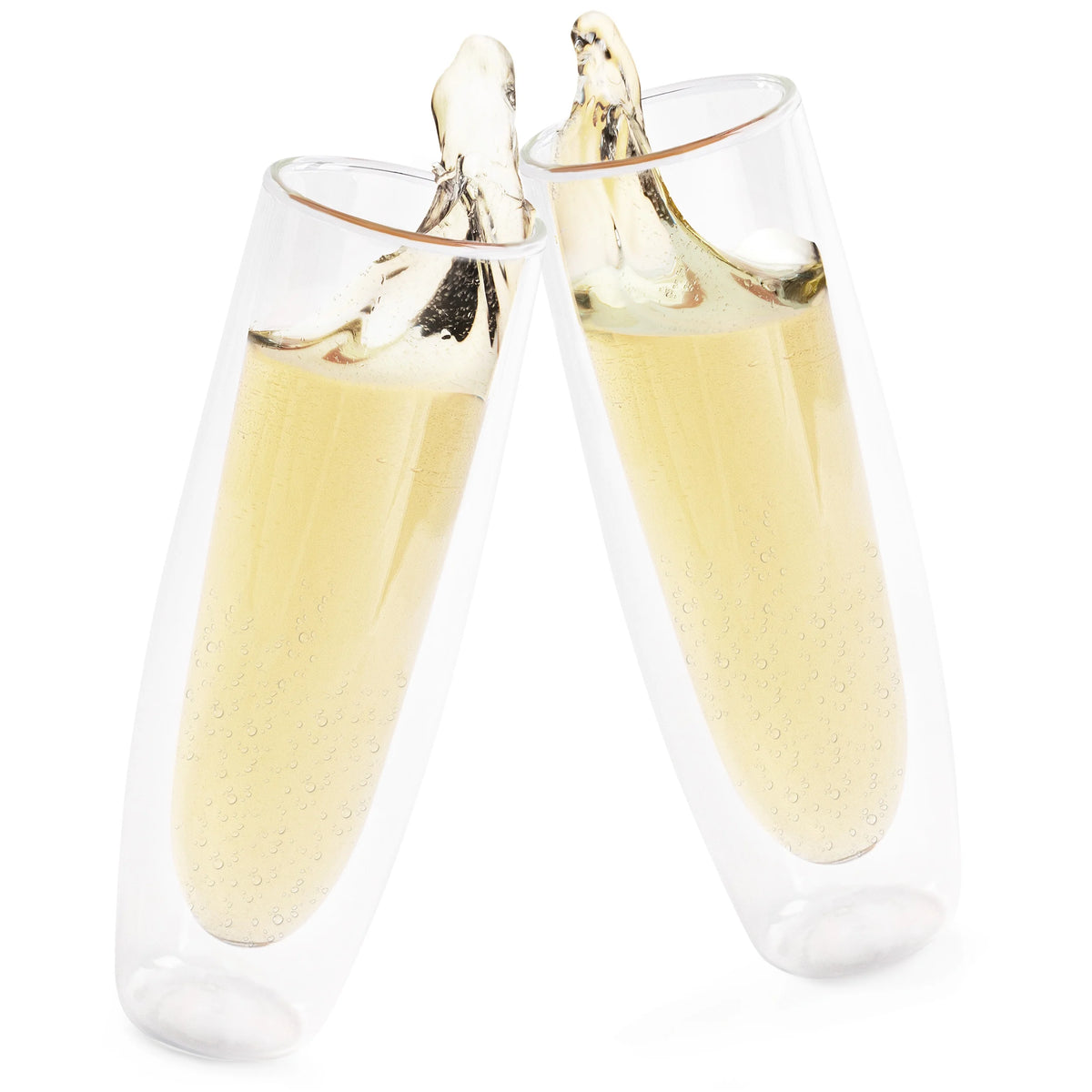 Glass Champagne Flutes X1299