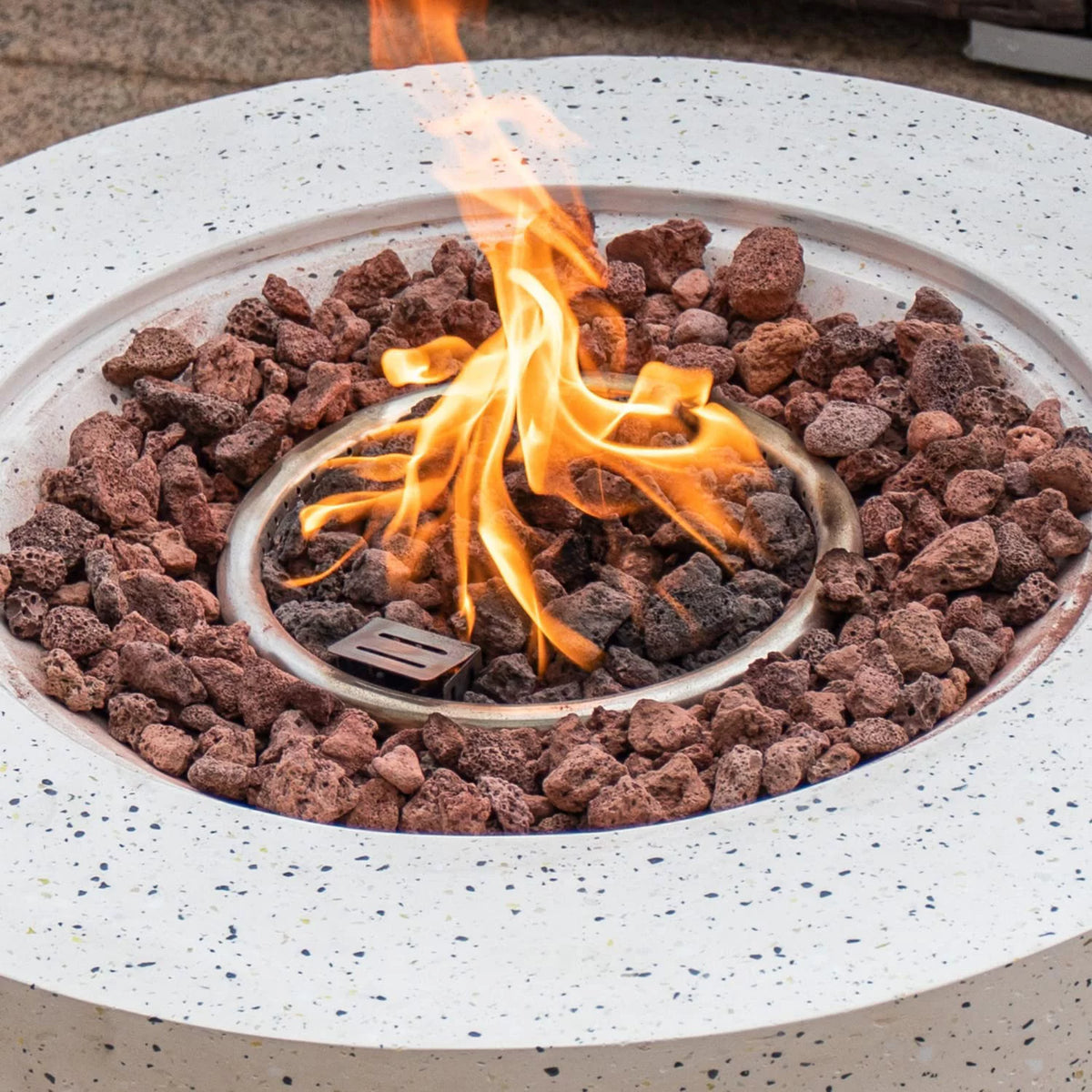 28-inch Round Propane Fire Pit Table Set G4459
