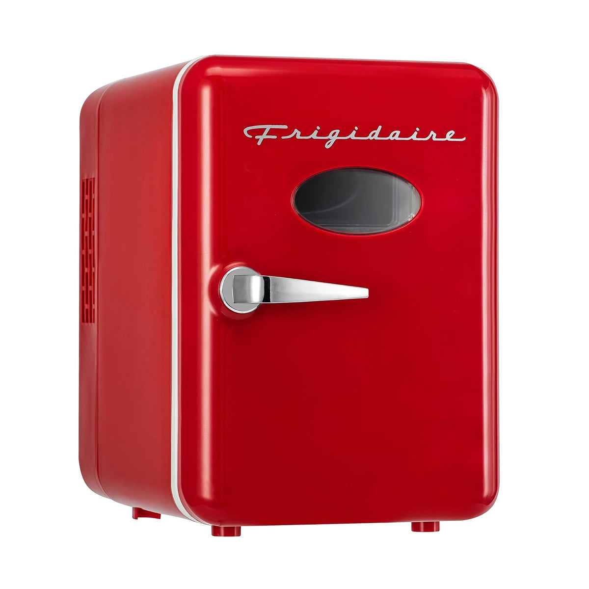 Portable Retro 6-Can Mini Cooler Red Q376