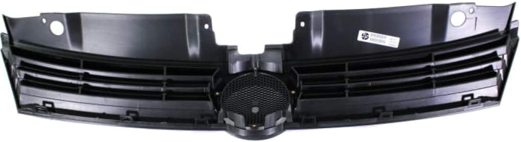Chrome Shell Grille Assembly with Painted Black Insert Q399