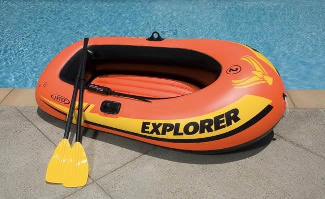 Inflatable 2 Person River Boat Raft Set D696173