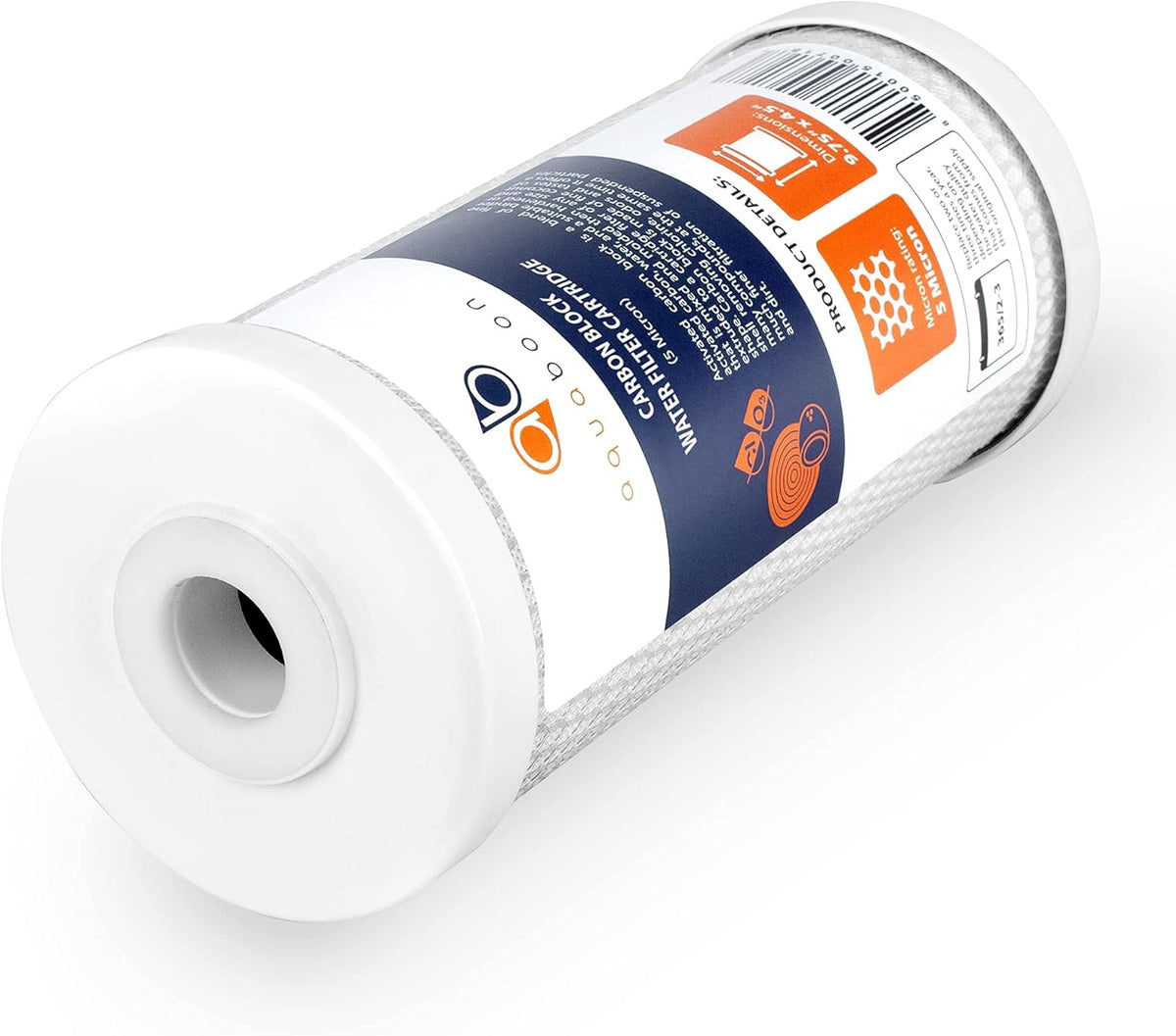 5 Micron 10 x 4.5 CTO Carbon Block & Sediment Replacement Filter Cartridges Set 8 pack X673