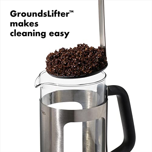 Stainless Steel French Press Coffee Maker 32oz Q6897