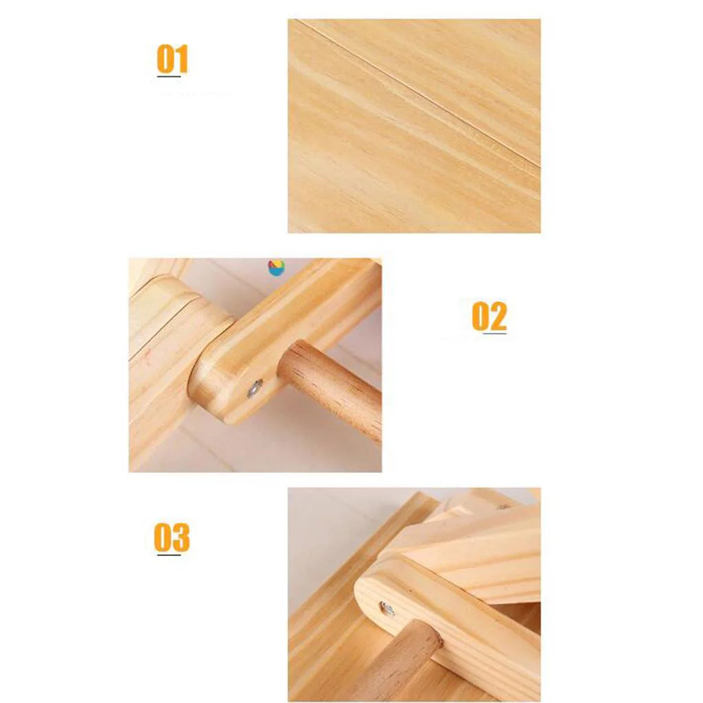 Folding Wooden Step Stool Q944