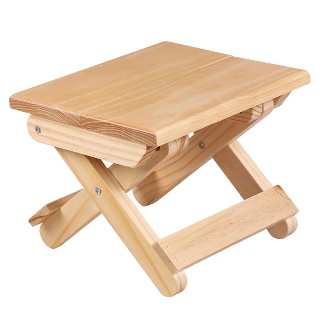 Folding Wooden Step Stool Q944
