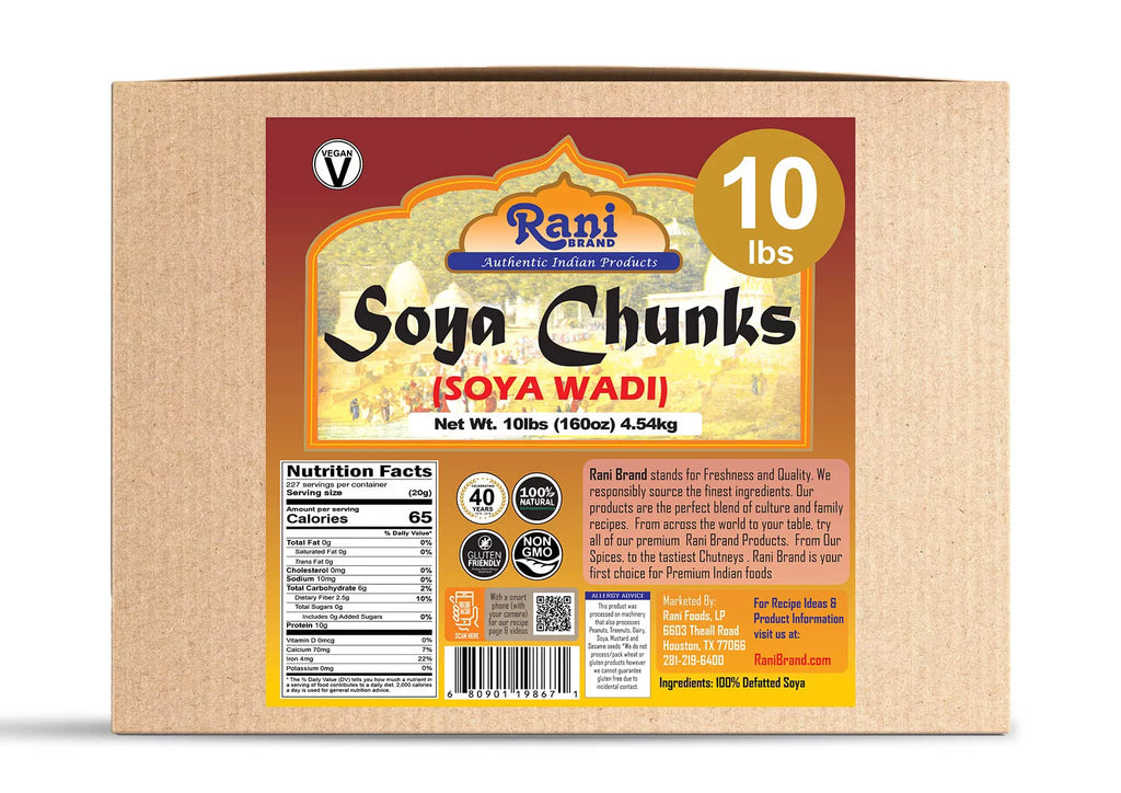 Soy Chunks Nuggets 160oz Bulk Box F5597