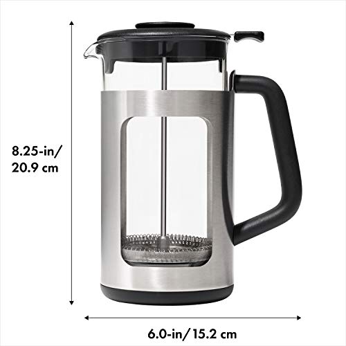 Stainless Steel French Press Coffee Maker 32oz Q6897