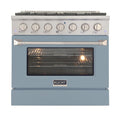 36 5.2 cu ft. Propane Gas Range Light Blue F544