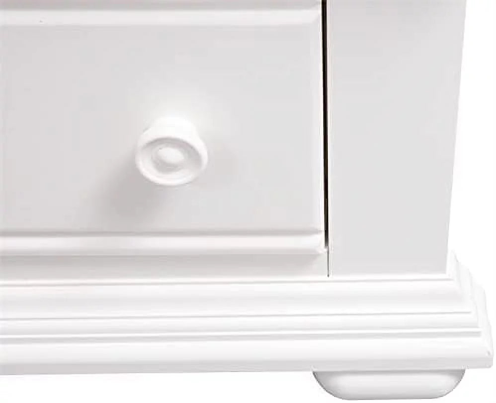 King Storage Bed in Oyster White J731
