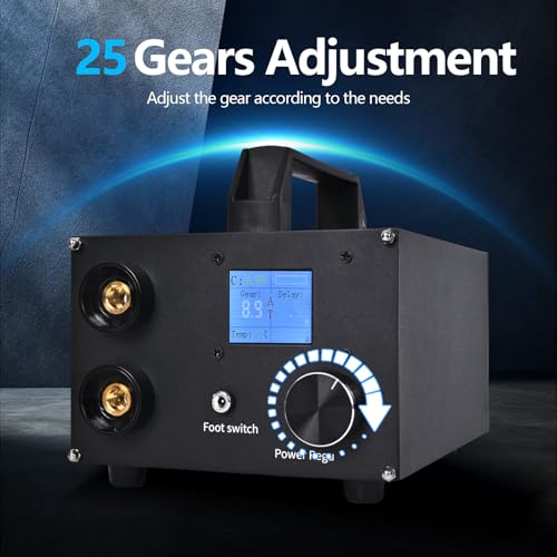 3000F Capacitor 25 Gears Portable Spot Welder J154