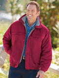 Brick Red Microfiber Jacket C537